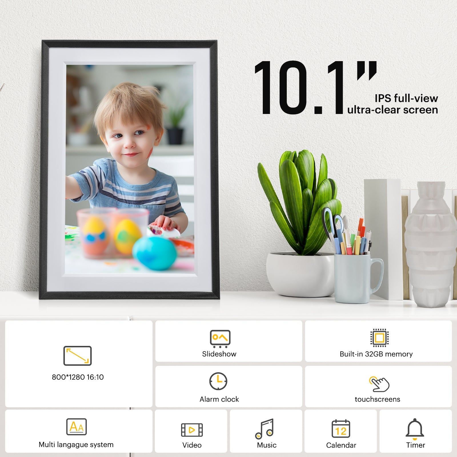 KODAK Electronic Digital Photo Frame RCF-1018