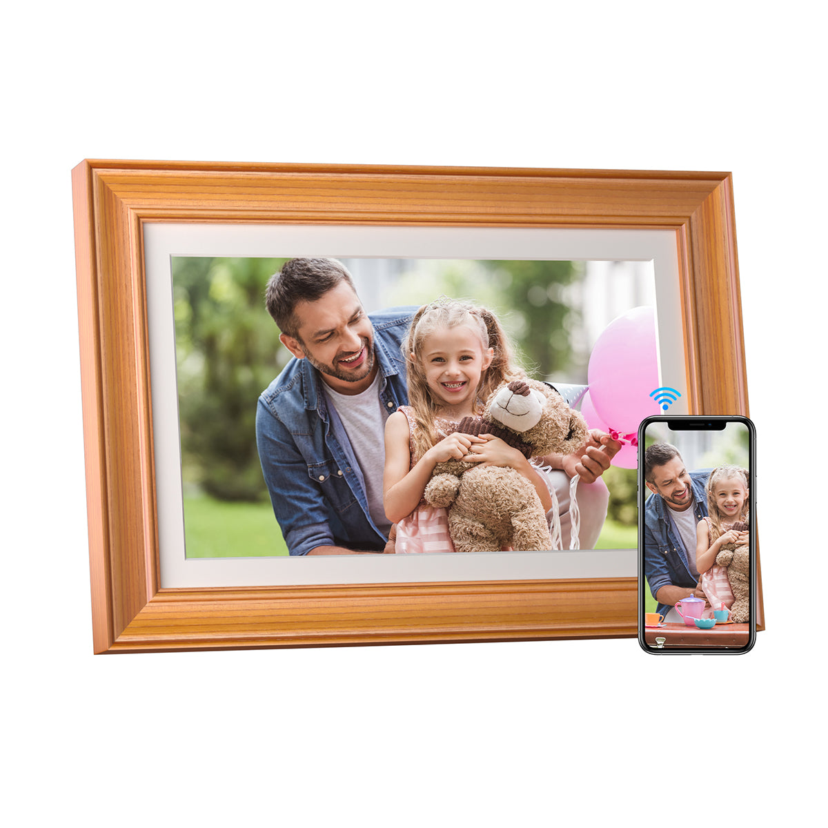 Kodak 14.1‘’ Smart WiFi Digital Picture Frame (Wood)
