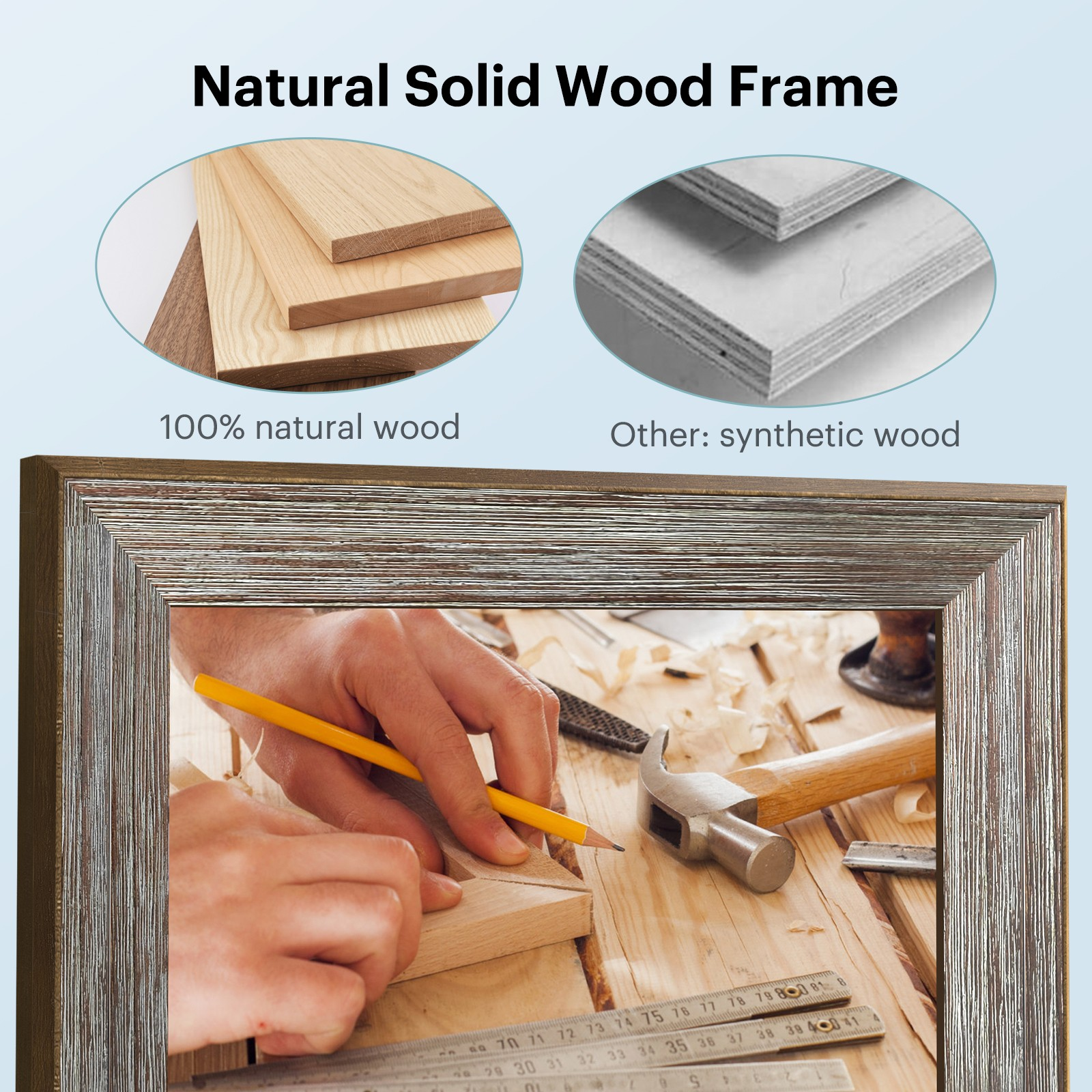 Kodak RCF-1013W 10” Wi-Fi Classic Digital Photo Wooden Frame