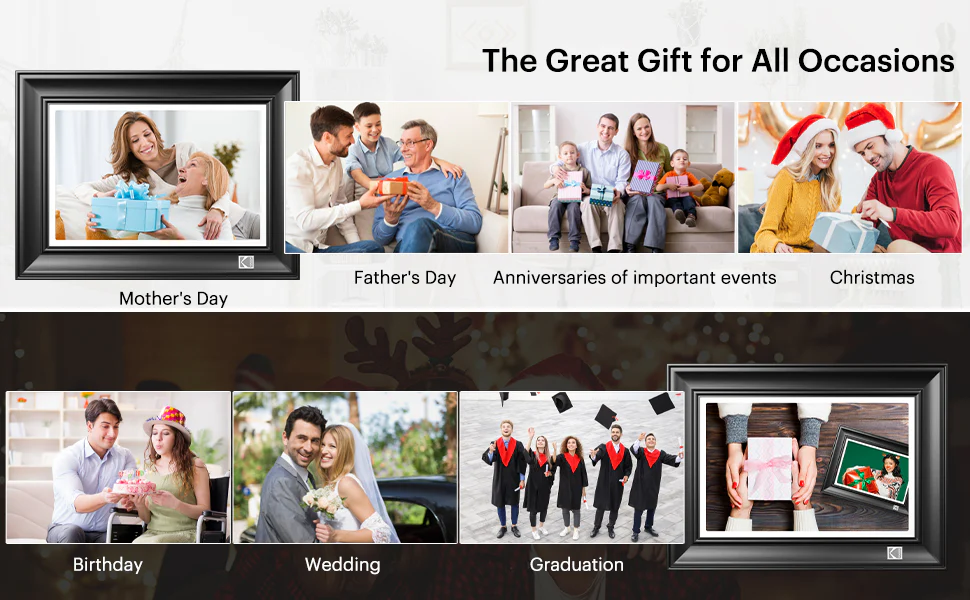 Kodak 10.1‘’ Touchscreen Digital Photo Frame 32GB  RWF-127