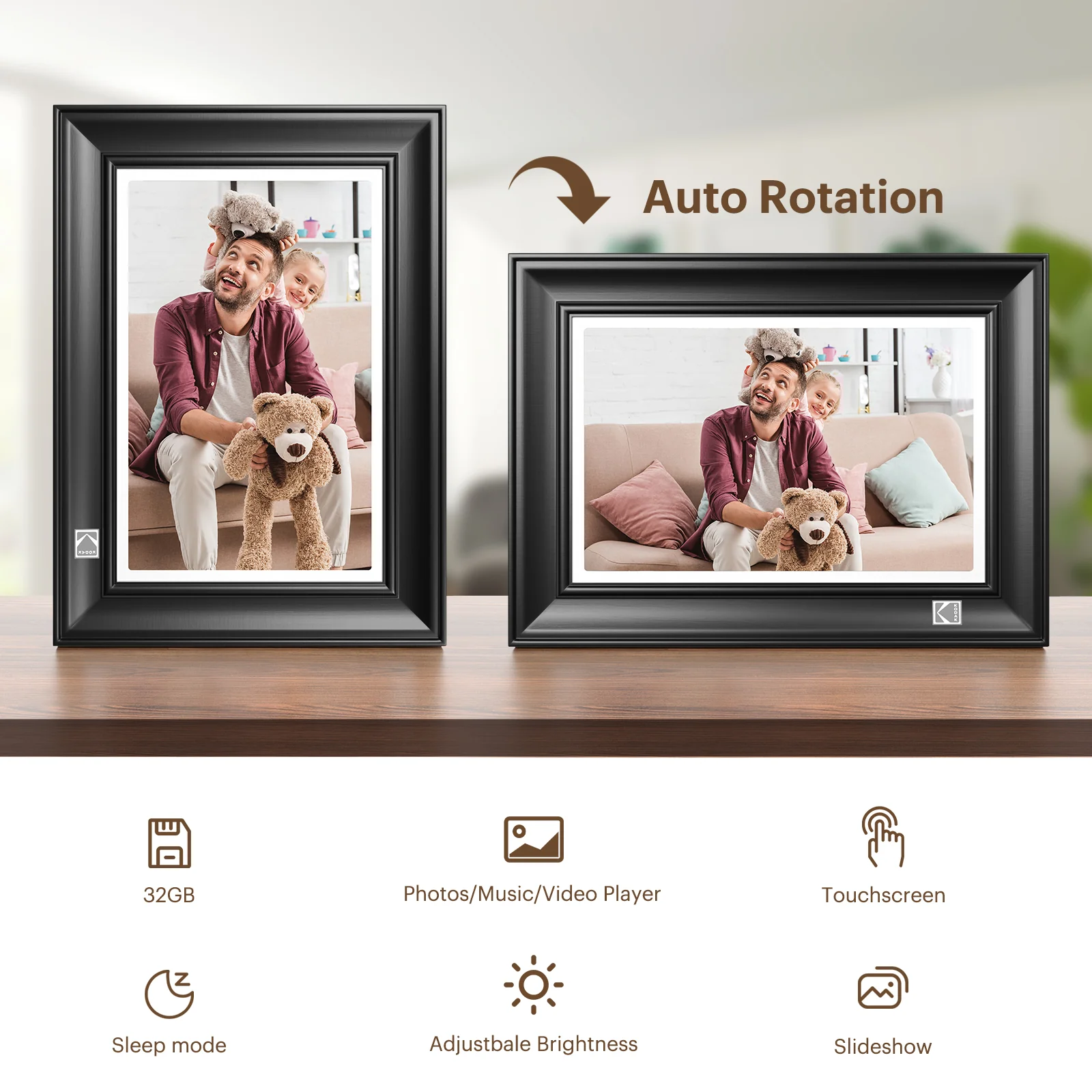 Kodak 10.1‘’ Touchscreen Digital Photo Frame 32GB  RWF-127