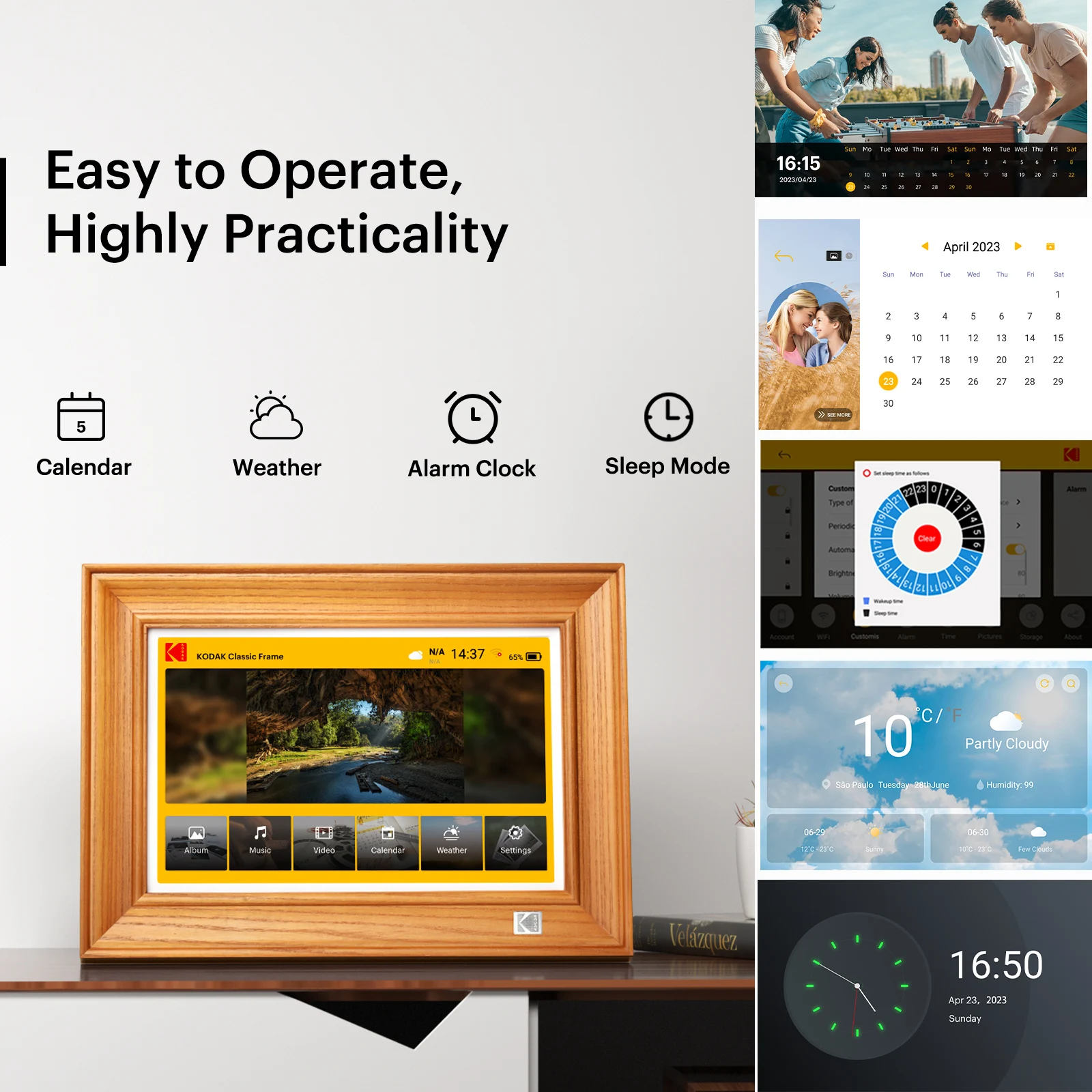Kodak 10.1‘’ Touchscreen Digital Photo Frame 32GB  RWF-127