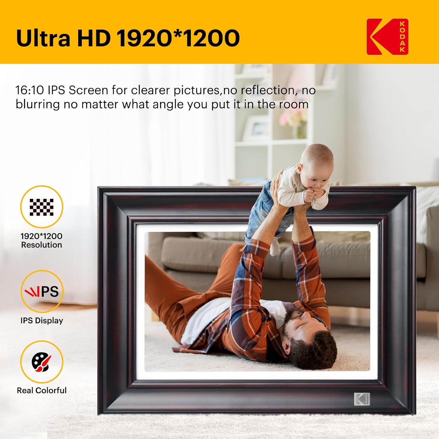Kodak 10.1‘’ Touchscreen Digital Photo Frame 32GB  RWF-127