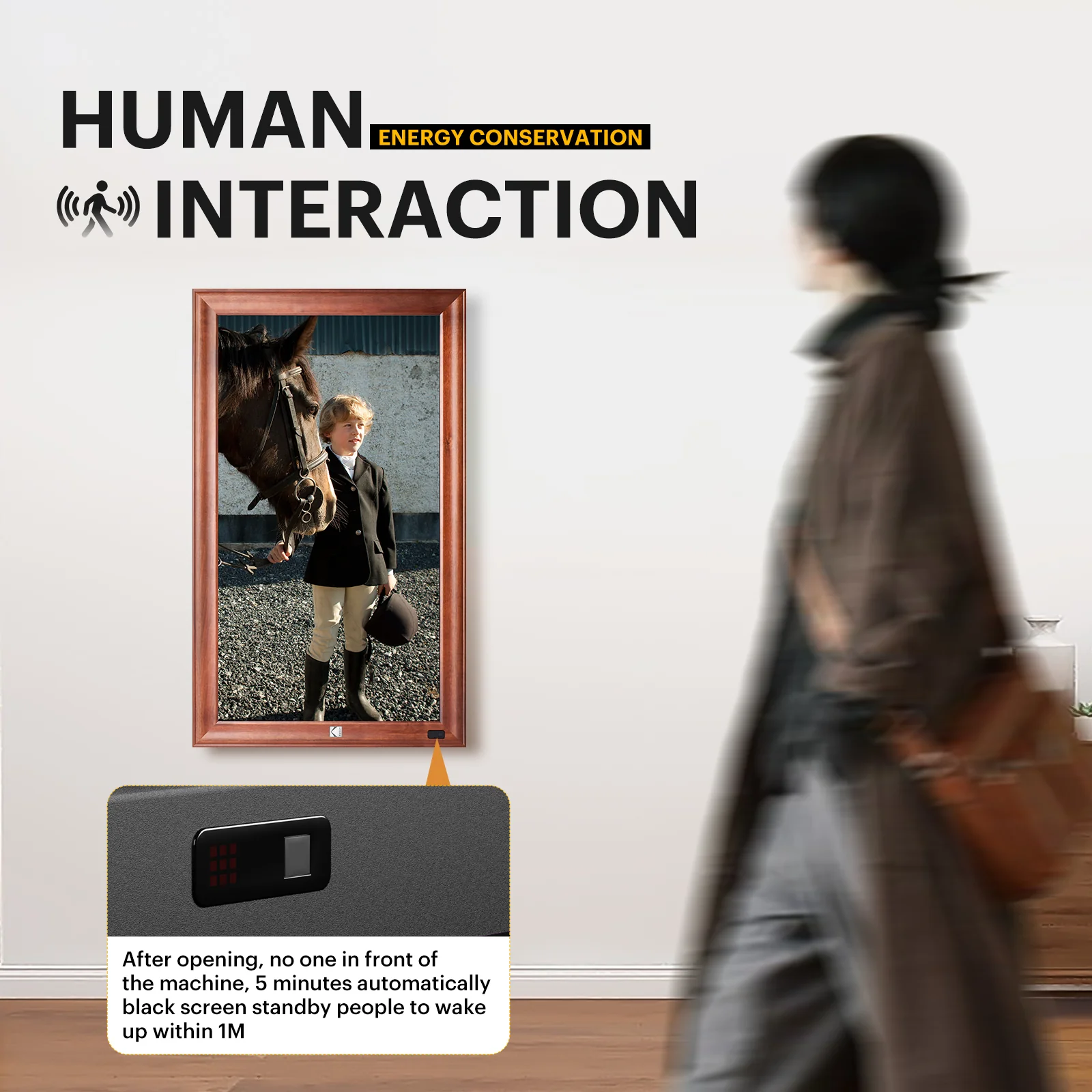 Kodak 32‘’ Wi-Fi Enabled Large Wall Screen Digital Photo Frame