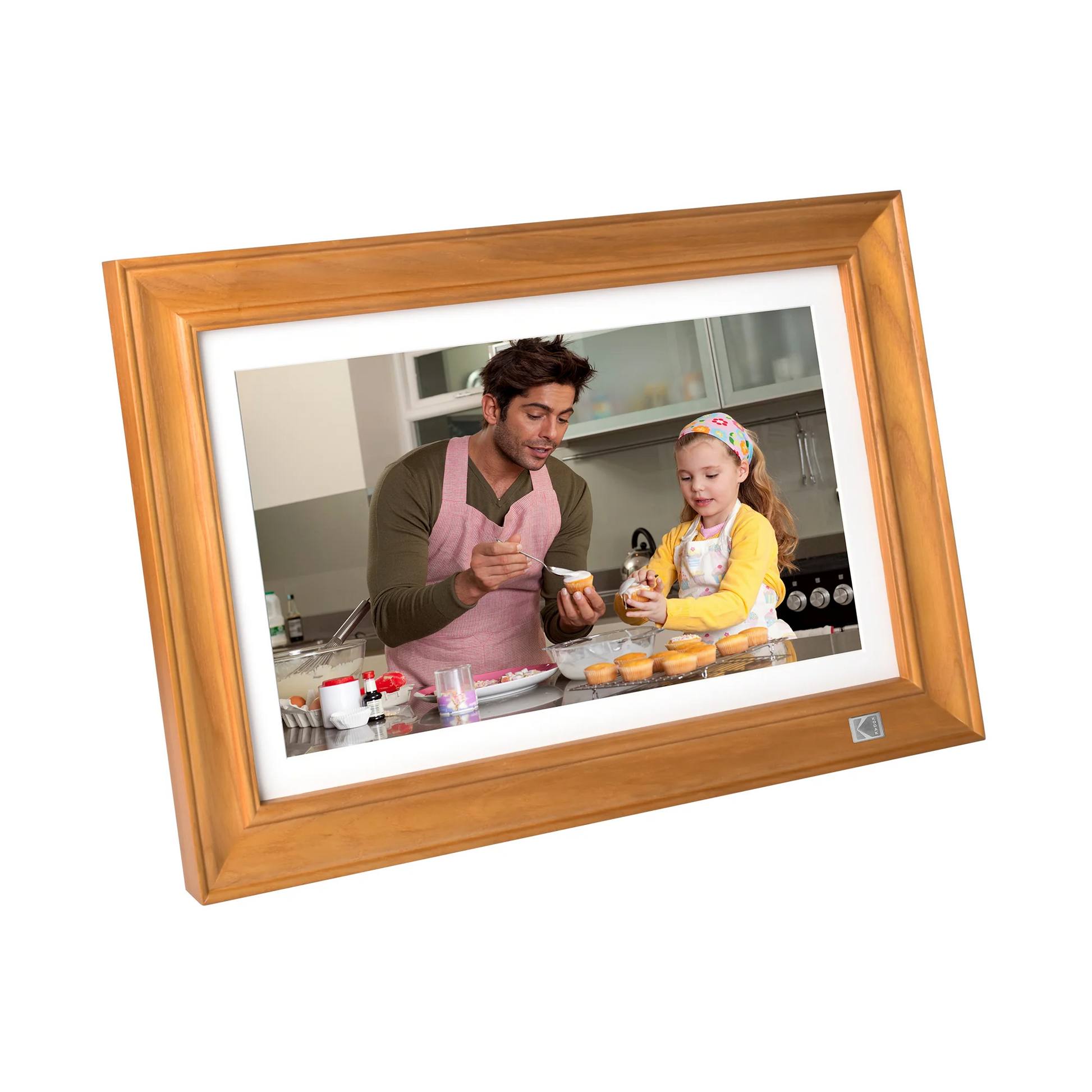 Kodak 14.1‘’ Smart WiFi Digital Picture Frame (Wood)