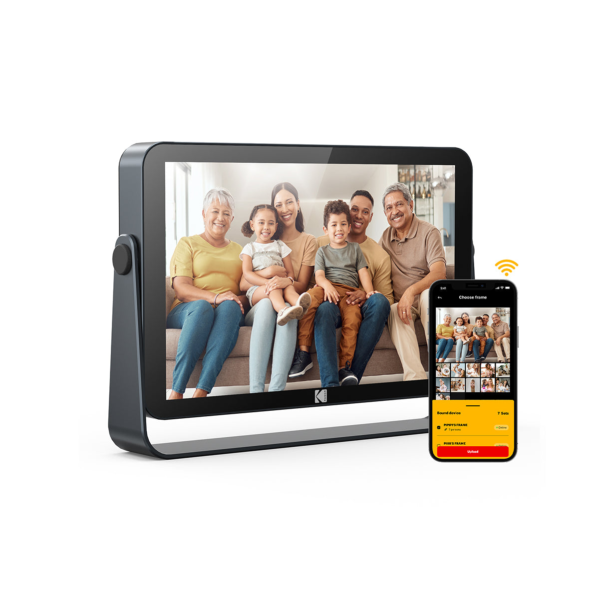 Digital Photo Frame Kodak RWF-109V Wifi - 32GB Internal Memory