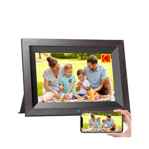 Kodak Wooden Digital Photo Frame 10.1‘’ HD IPS Touchscreen 1012w
