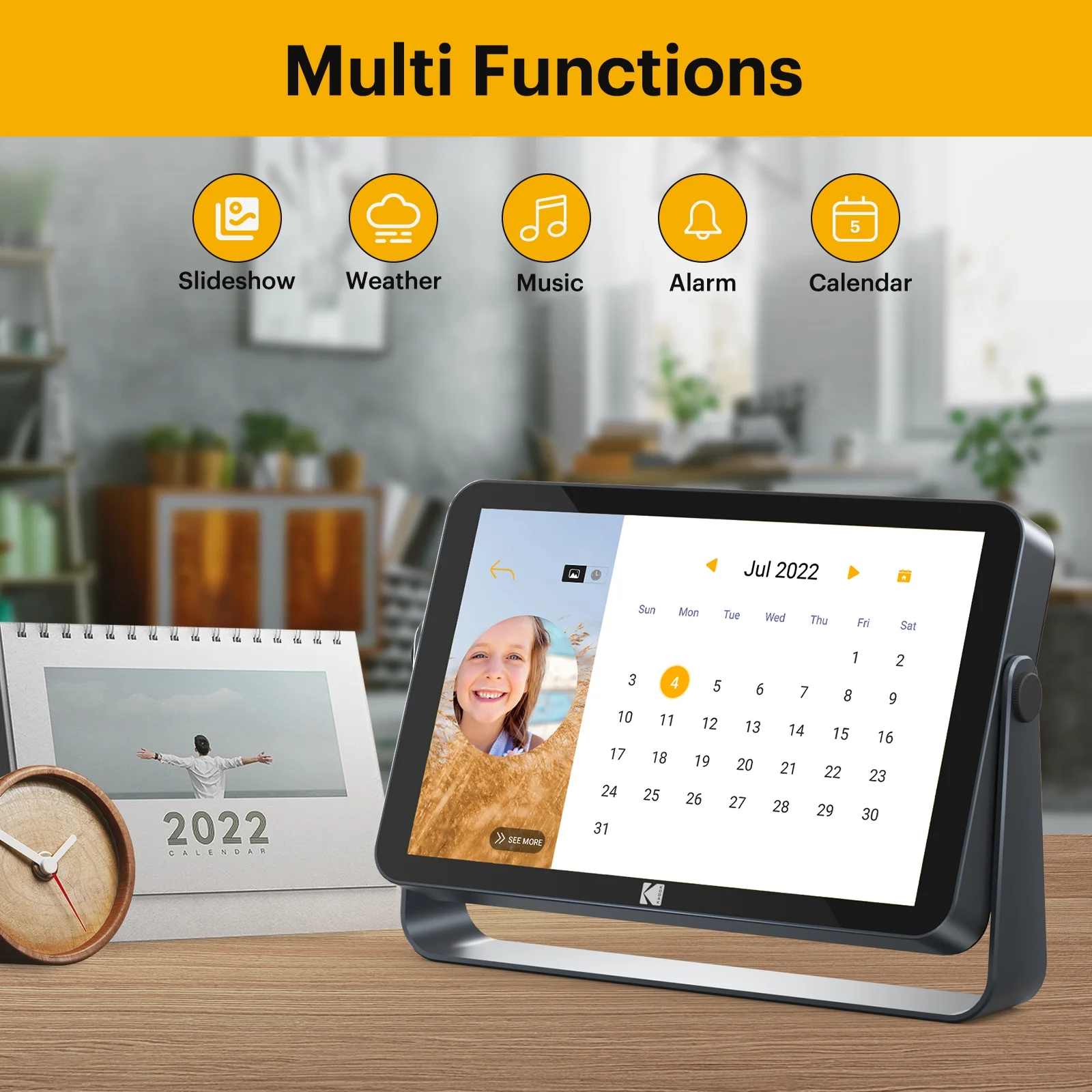 Digital Photo Frame Kodak RWF-109V Wifi - 32GB Internal Memory