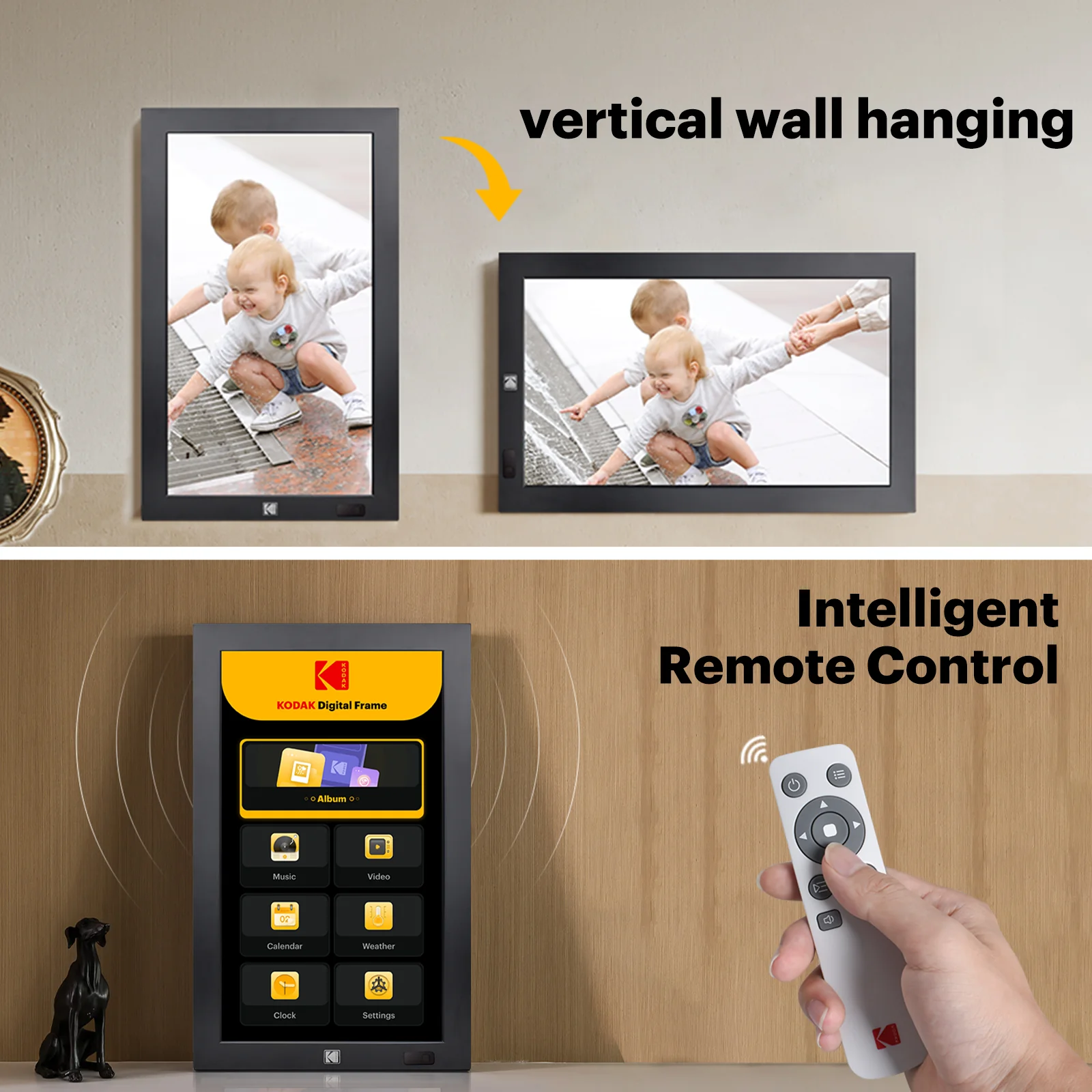 KODAK 23.8" Wi-Fi Enabled Digital Photo Frame WF238V